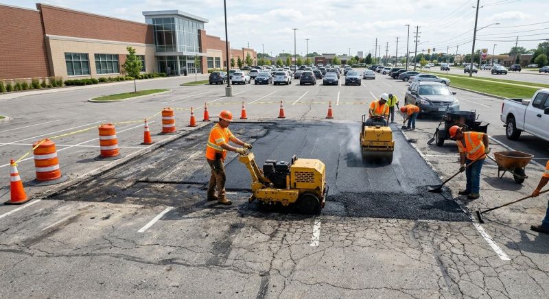 Church Parking Lot Repair in Little Rock, AR