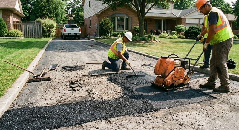 Driveway Asphalt Repair in Little Rock, AR