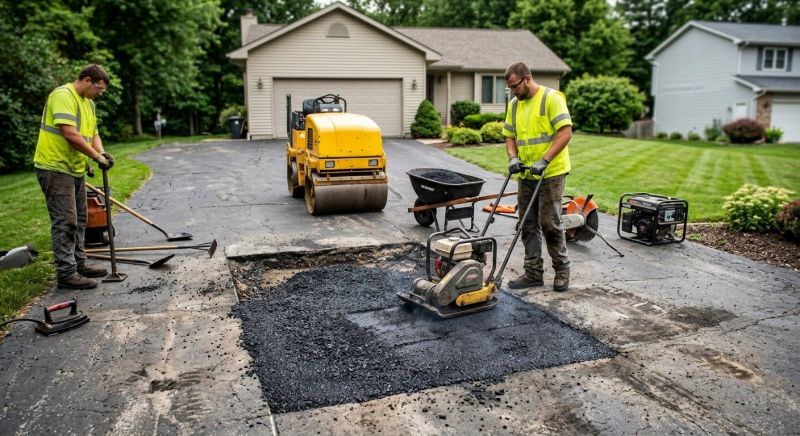 Paved Driveway Repair in Savannah, GA